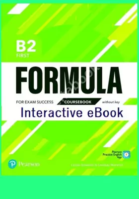 Formula First Coursebook Interactive eBook without key Digital resources and App