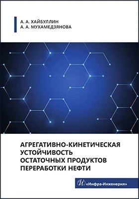 Агрегативно-кинетическая устойчивость остаточных продуктов переработки нефти