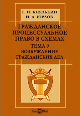 Гражданское процессуальное право в схемах. Тема 9. Возбуждение гражданских дел