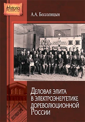 Деловая элита в электроэнергетике дореволюционной России: монография